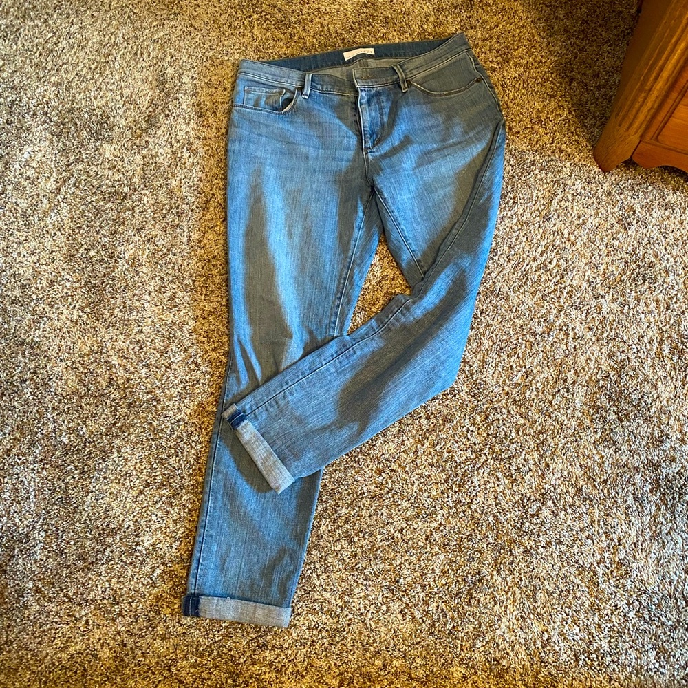 Loft straight leg denim jeans